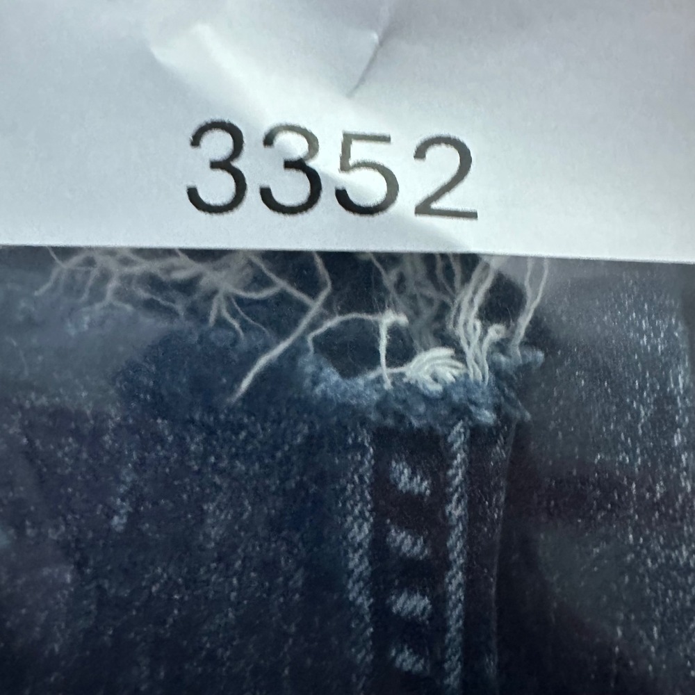 Hollister High Rise Jean Legging Dark Wash Raw Hem Skinny Jeans Size 7R W28 L28 - Picture 11 of 11